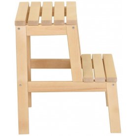 Деревянный табурет-стремянка Массив