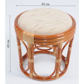 Табурет из ротанга 12/18