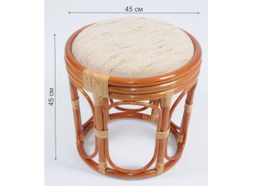 Табурет из ротанга 12/18