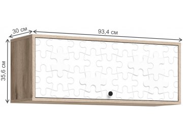 Шкаф навесной Кинд ПЛ-01