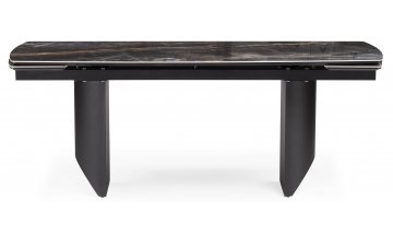 Керамический стол Маре 200(260)х100х77 neodom titanium lawa nero / черный