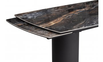 Керамический стол Маре 200(260)х100х77 neodom titanium lawa nero / черный