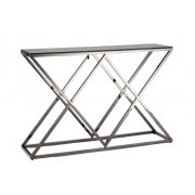 стекло smoke / сталь темный хром