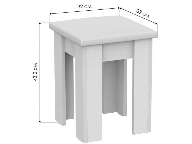 Табурет Марио дуб золотой