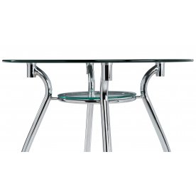 Стеклянный стол Kurt 90 - Уцененный экземпляр