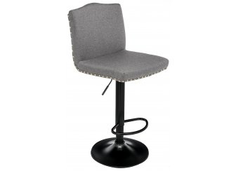 Барный стул Crown grey fabric