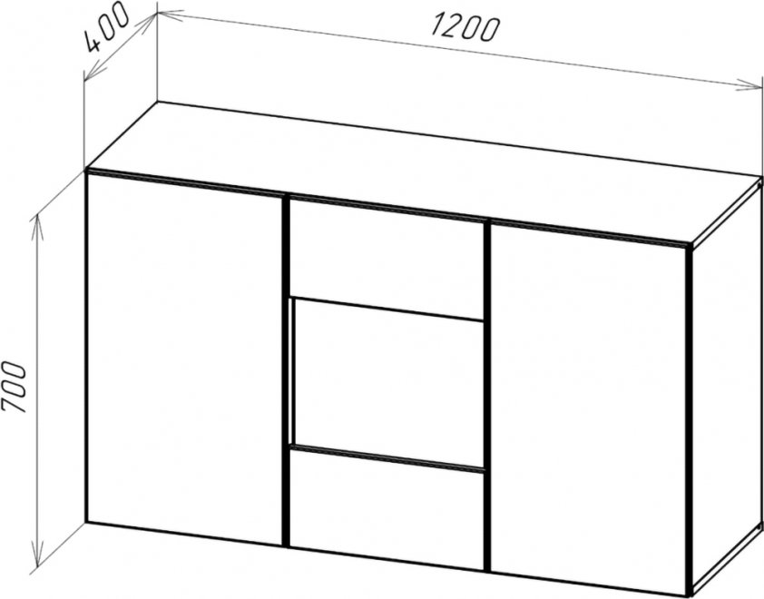 Навесной шкаф Лоук 1 белый / белый глянец