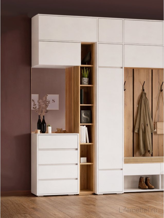 Навесной шкаф Роут 2 белый