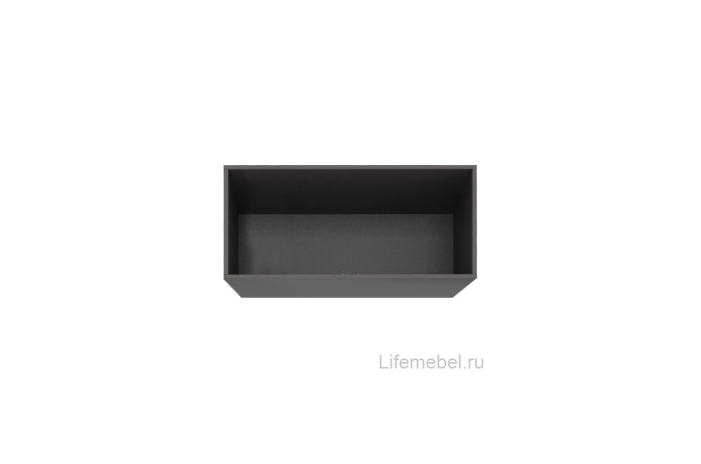 Шкаф навесной Бостон 80 графит ЛДСП