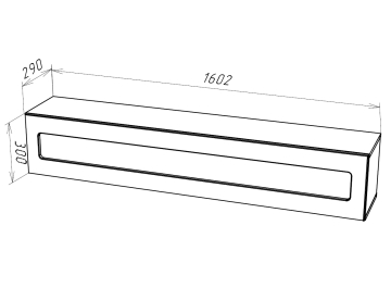 Шкаф навесной Лоук Т-51