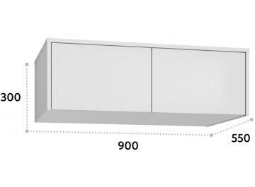 Шкаф навесной Оптима