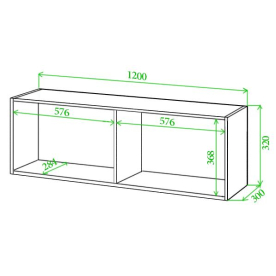 Шкаф навесной Той ШШ
