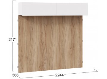 Шкаф навесной Порто СМ-393.21.023-24