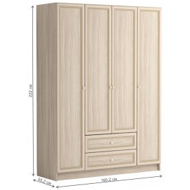 Шкаф четырехдверный Брайтон 25