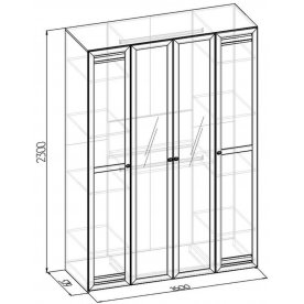 Шкаф для одежды Бриз 555