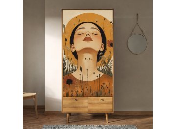 Шкаф распашной Бербер (Berber) BB16/Art09 разноцветный