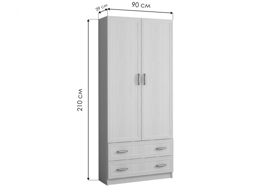 Шкаф двухдверный Колибри бодега