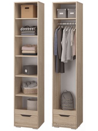 Шкаф Джуниор с ящиком дуб сонома / джимми