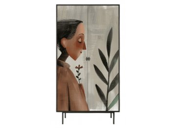 Шкаф распашной Эмерсон (Emerson) EM091/Art2 черный