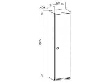 Шкаф Индиана JREG1D