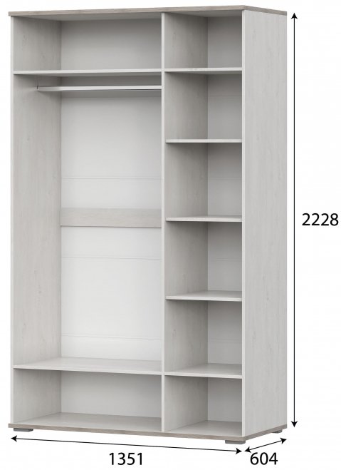 Шкаф Македония ШК-207 сосна санторини светлый