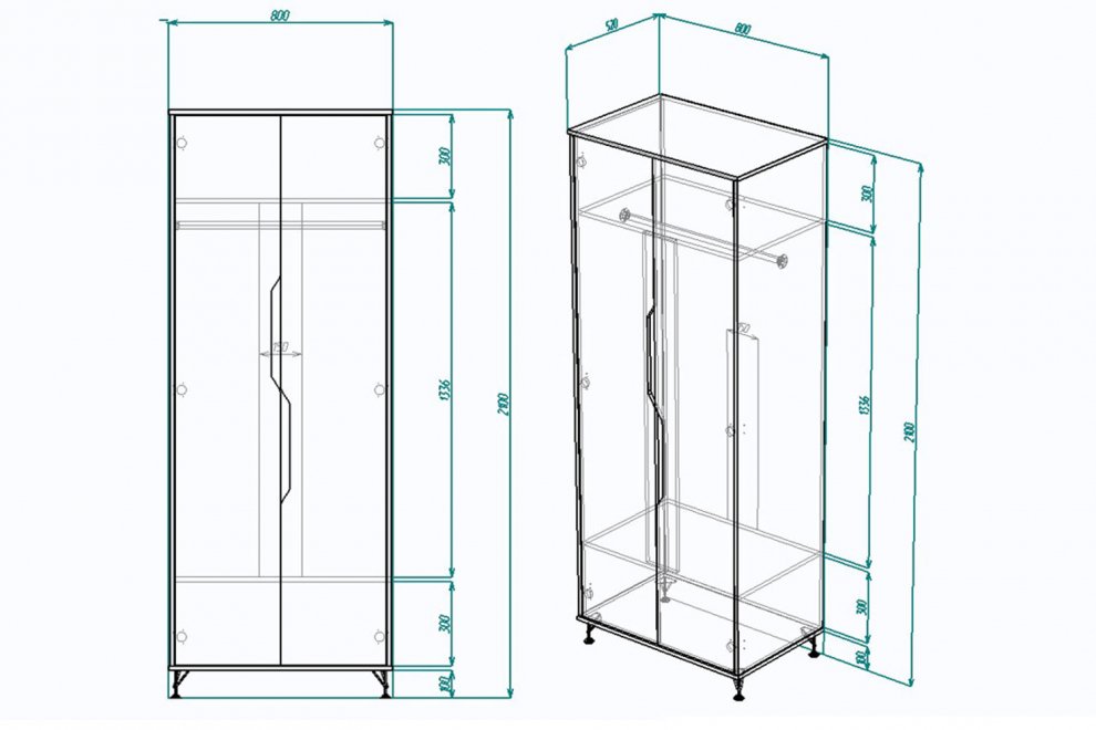 Шкаф МегаKraft 1 правый белый / камень серый