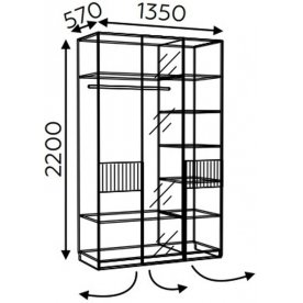 Шкаф Моника 8