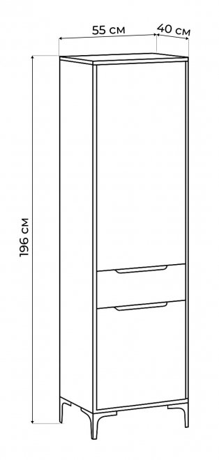 Шкаф Иадама кашемир / кашемир