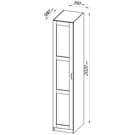 Шкаф Пегас 1