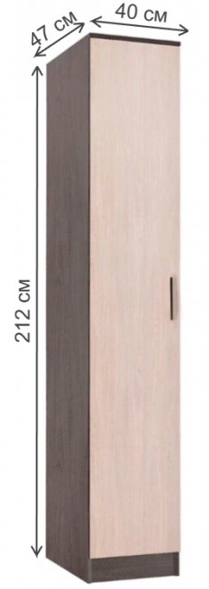 Шкаф Белла венге / дуб атланта