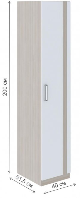 Шкаф Волкер М03 шимо светлый