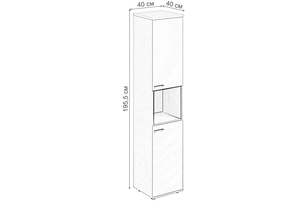 Шкаф SG.846 правый дуб светлый