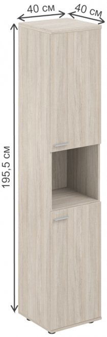 Шкаф SG.866 правый дуб светлый