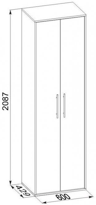 Шкаф ШО-1 дуб делано