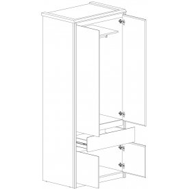 Шкаф Somma 4DG1S