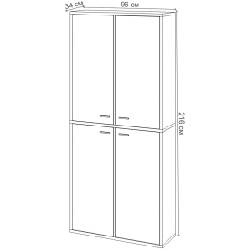 Шкаф СУ ш2в2+4ФГ