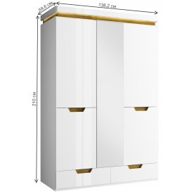 Шкаф Torino 3DG2S Z