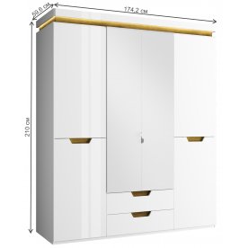 Шкаф Torino 4DG2S Z