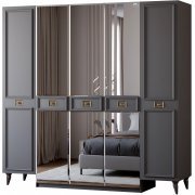 серый / золото