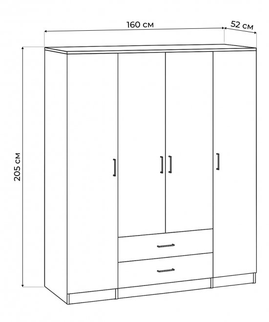 Шкаф Валетта дуб золотой