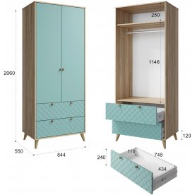 Шкаф Велламо ВО-06