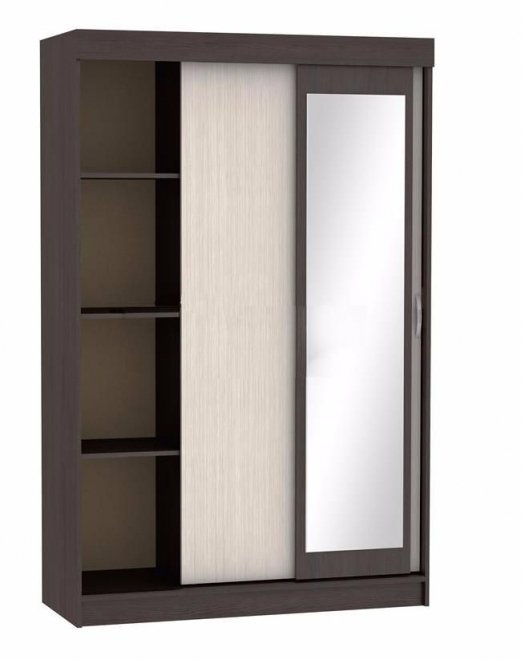 Шкаф-купе Бася ШК-551 венге / дуб белфорд