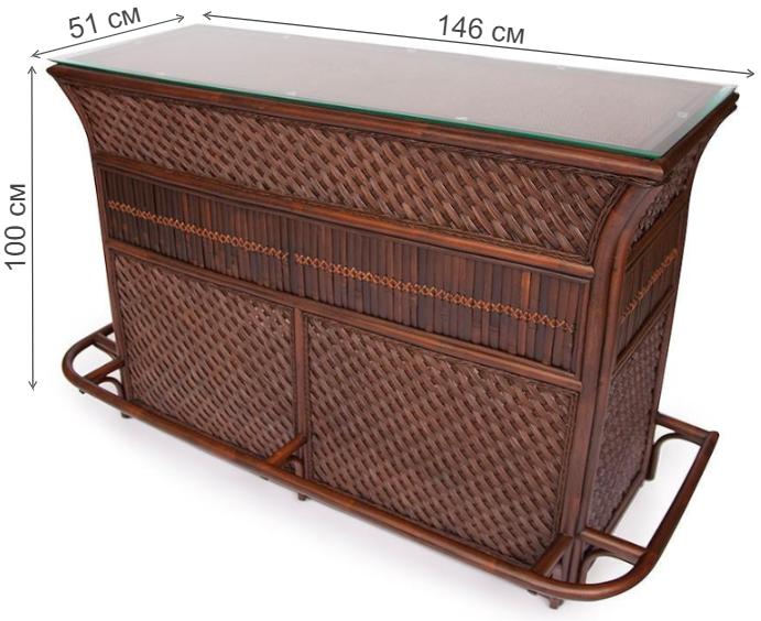 Барная стойка Andrea pecan washed