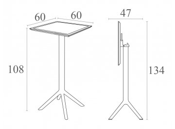 Барный стол 234/116-8575