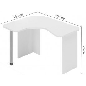 Компьютерный стол Домино Lite СКЛ-ИгрУгл120 Н нельсон левый