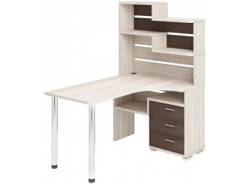 Компьютерный стол Домино СР-132-150 КШ-Ч-правый