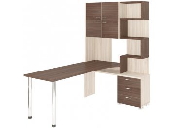 Компьютерный стол Даланта СР-500М/190 КШШ-Ч-правый