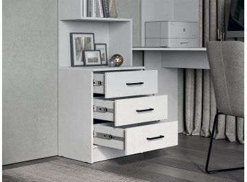 Компьютерный стол Эльброни правый белый