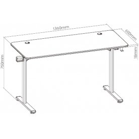 Компьютерный стол Foxgear Fidel