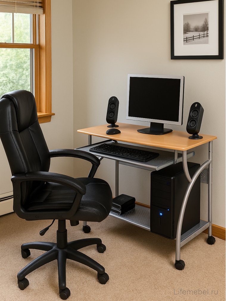 Компьютерный стол B-6 ольха